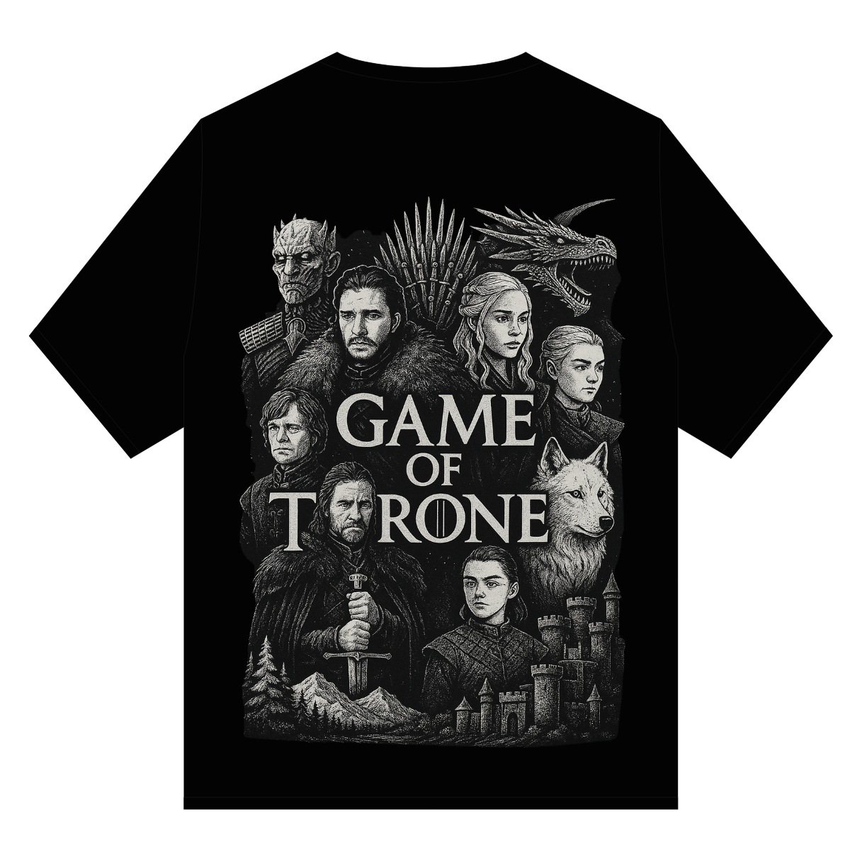 game of thrones (2) game of thrones over sized t shirt