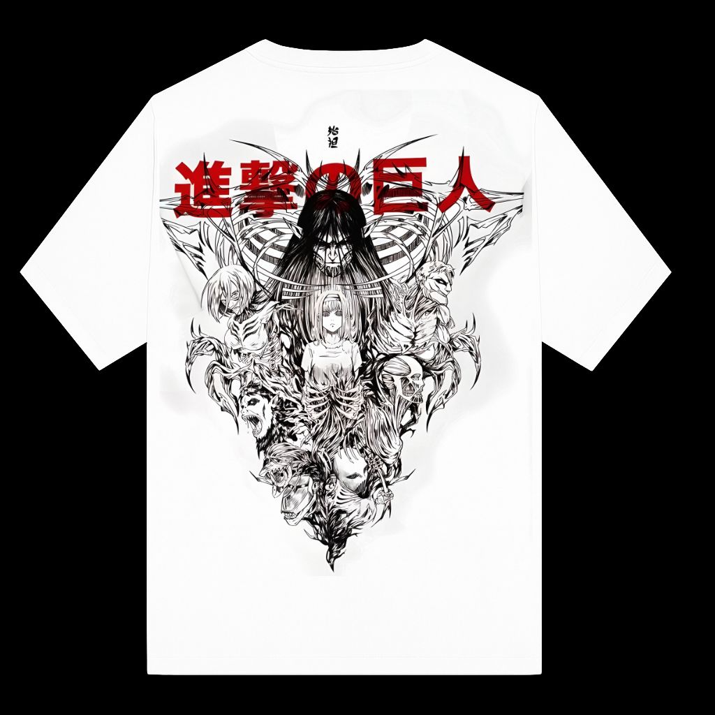 Attack on Titan (11) oversized t shirt print of attack on titan