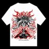 oversized printed t shirt of Anime heaven chain slaying moon