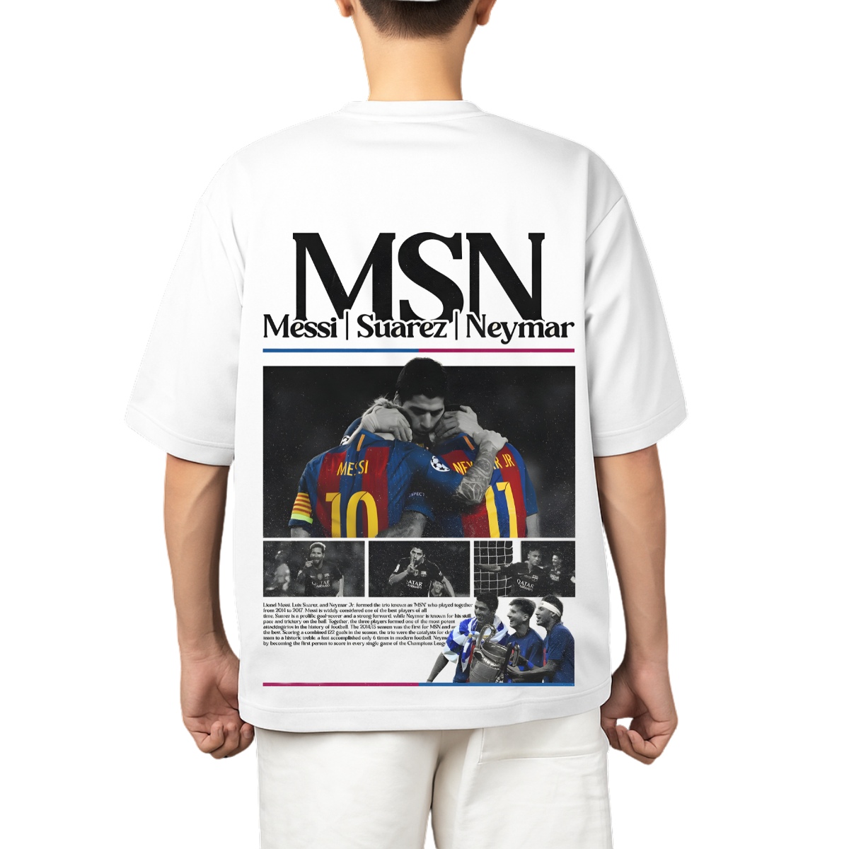 Oversized Custom T-Shirt – Football – MSN