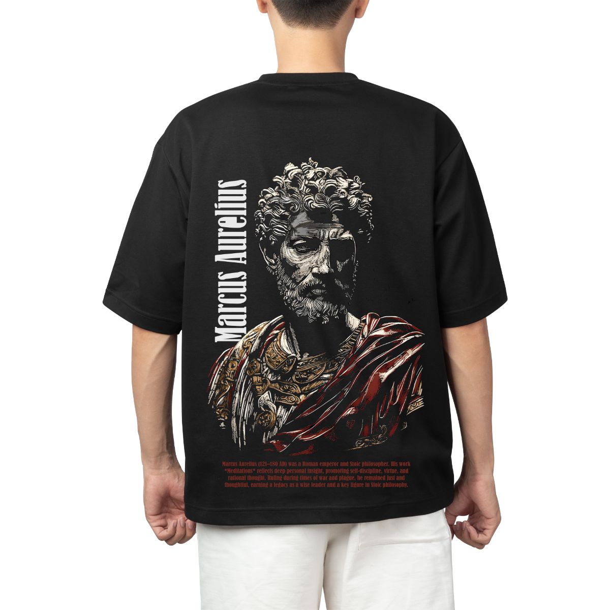 Oversized Custom T-Shirt – Movie – Gladiator - Marcus Aurelius