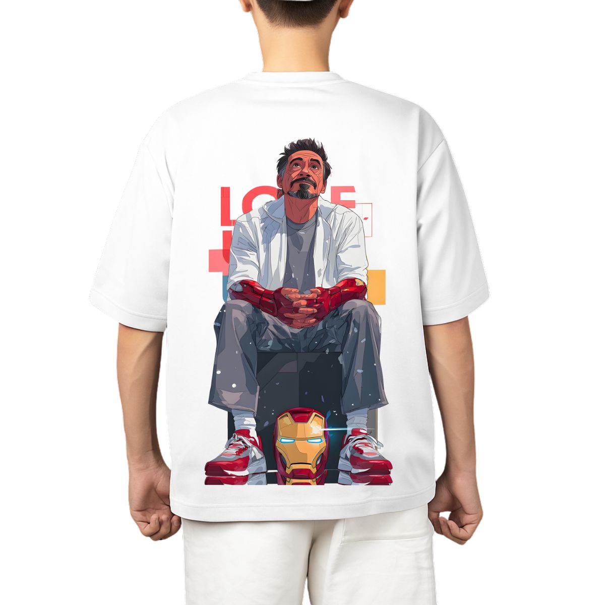 Oversized Custom T-Shirt – Marvel – Ironman