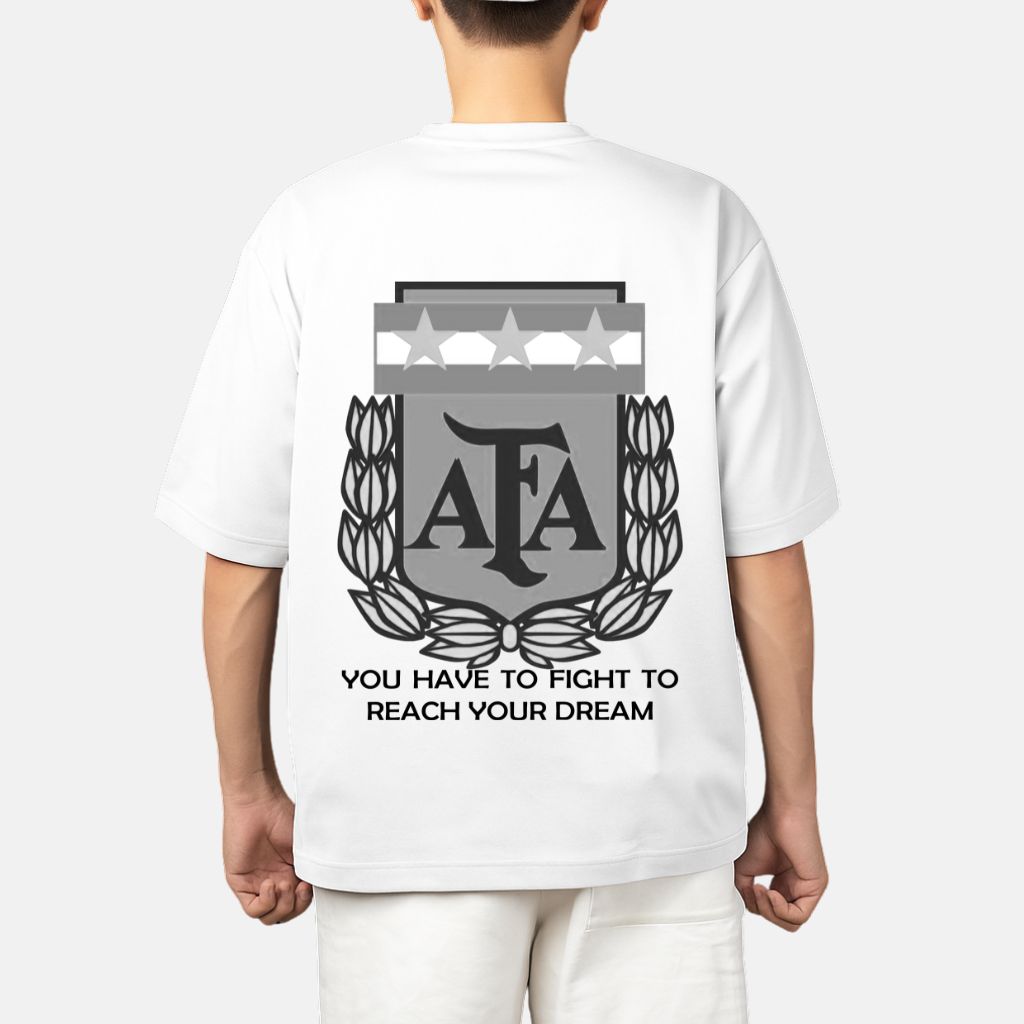 OVERSIZED T SHIRT OF PRINT WITH MESSI