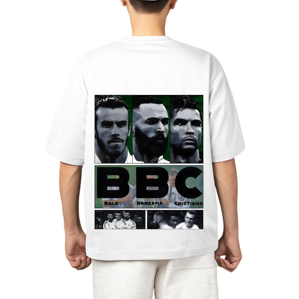 Bale Benzema Cristiano (2) Football – Bale Benzema Cristiano oversized t shirt
