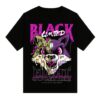 oversized printed t shirt of black limited