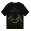 oversized t shirt print of Custom Chain