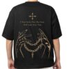 oversized t shirt print of Custom Chain