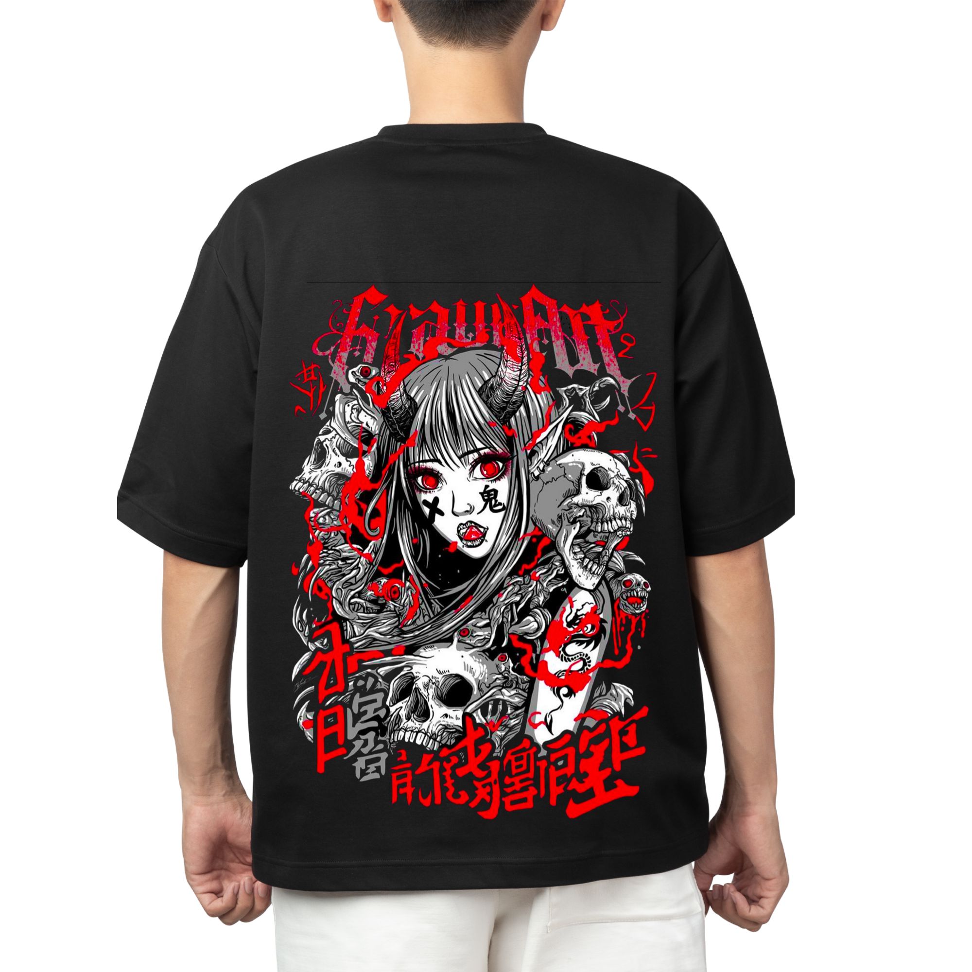 Dark Manga (2) Dark Manga oversized t shirt