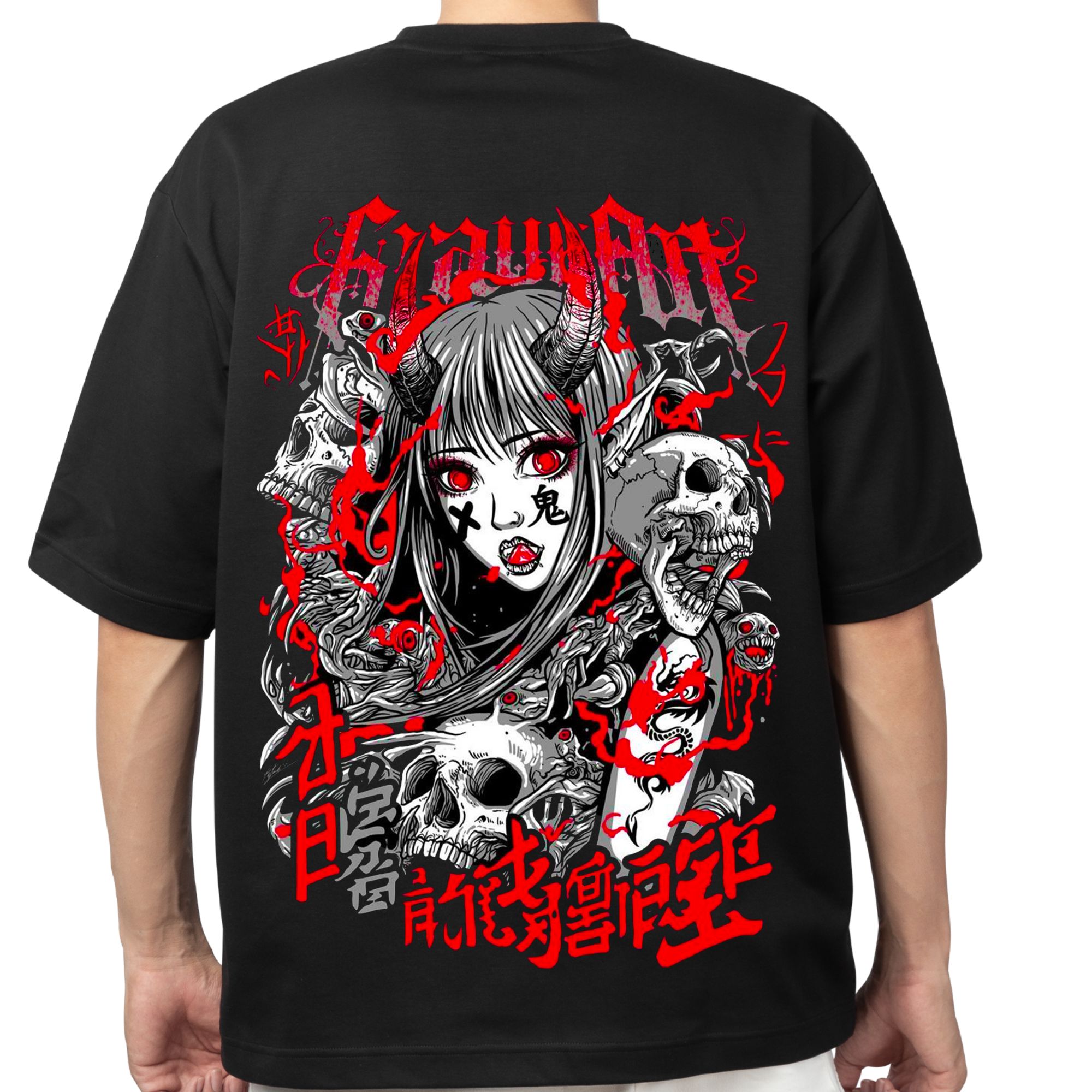 Dark Manga (3) Dark Manga oversized t shirt