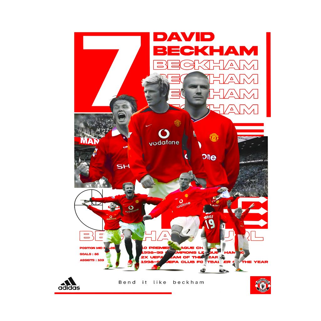 David Beckham Football – David Beckham oversized t shirt