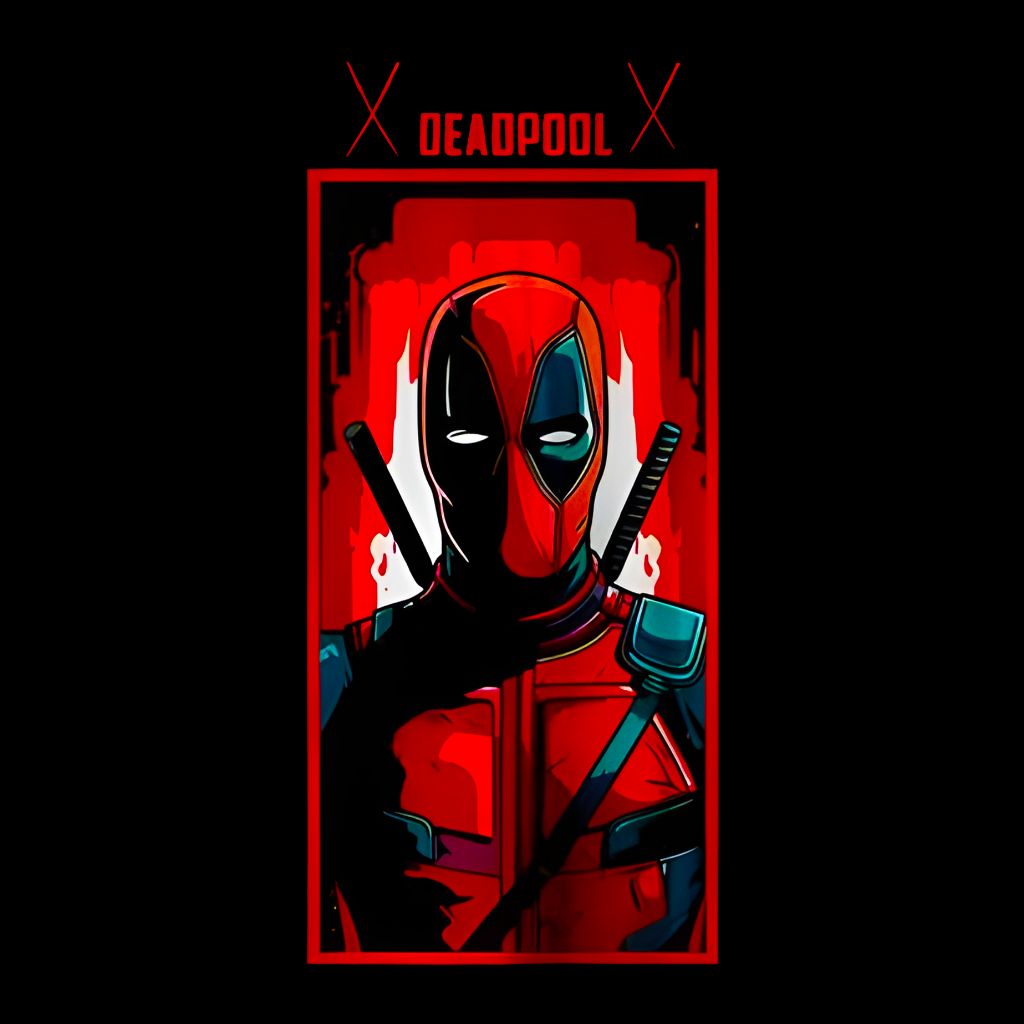 Dead Pool (6) Marvel – Dead Pool - oversized t shirt