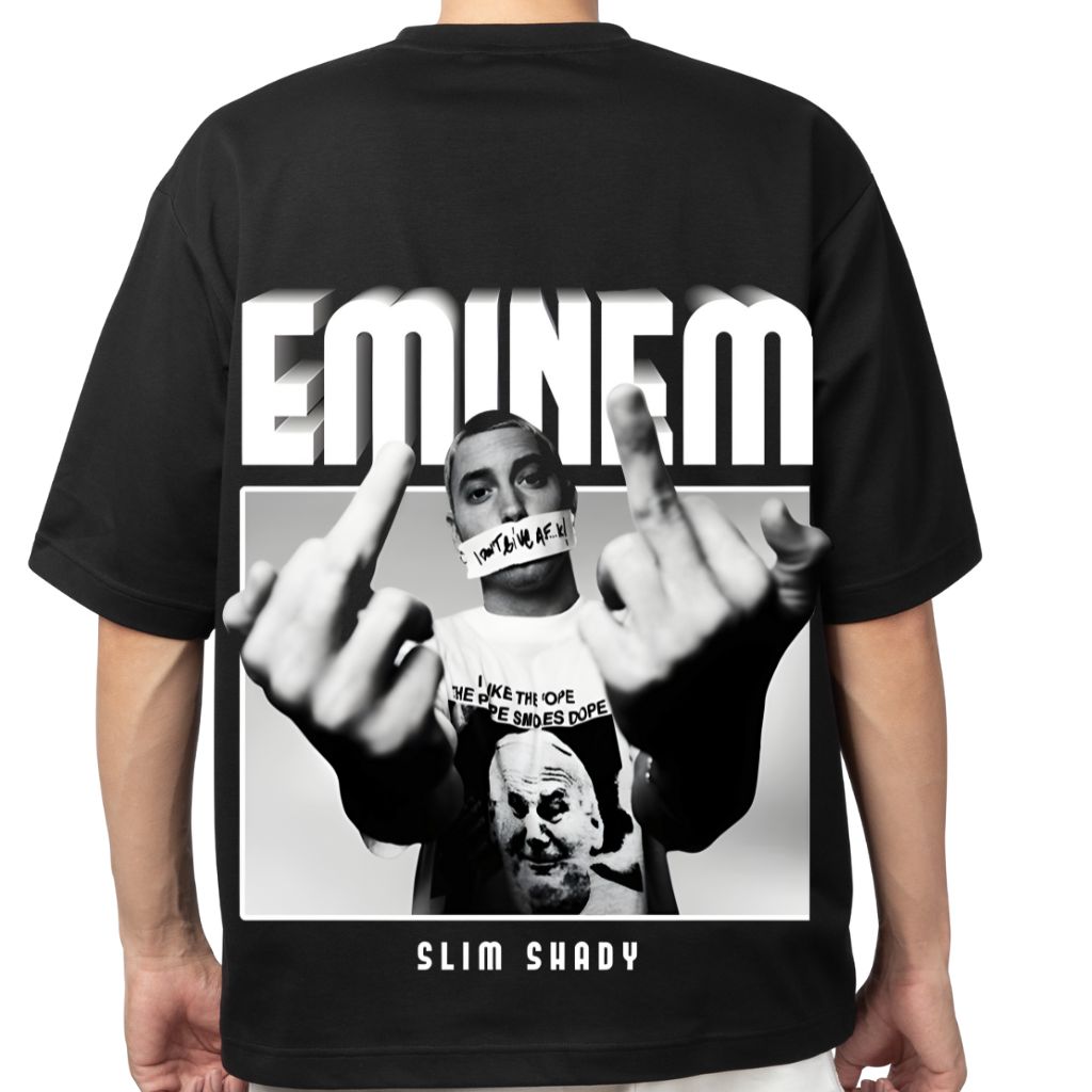 oversized t shirt print of Custom Eminem