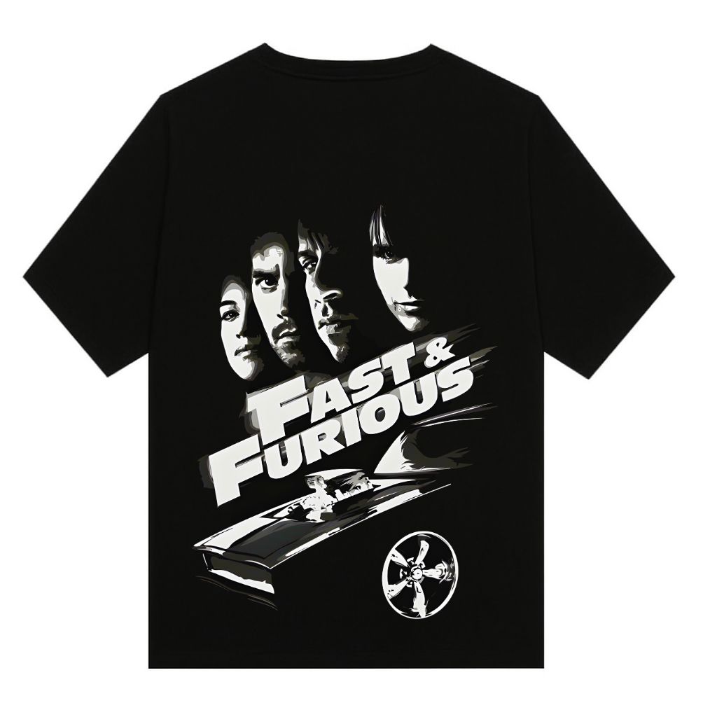 FAST AND FURIOUS (10) FAST AND FURIOUS OVERSIZED T SHIRT