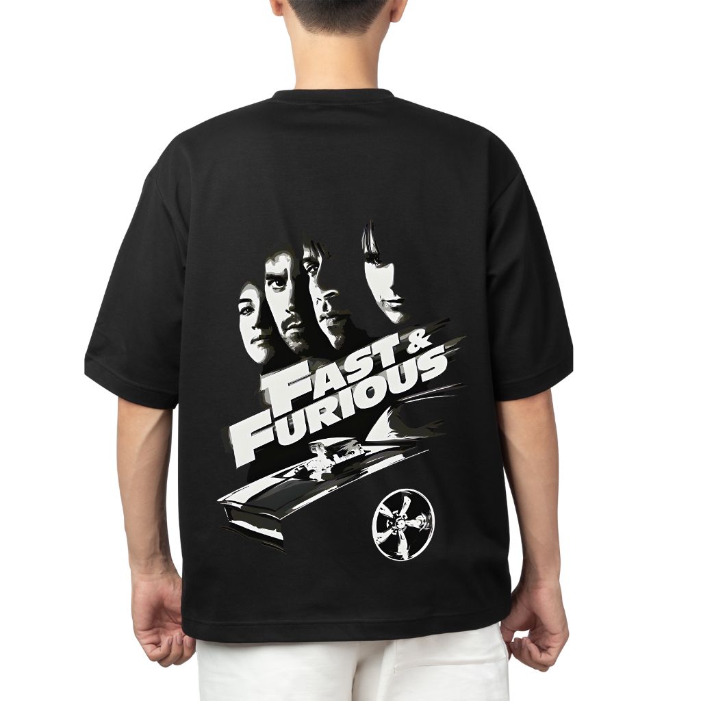 FAST AND FURIOUS (11) FAST AND FURIOUS OVERSIZED T SHIRT