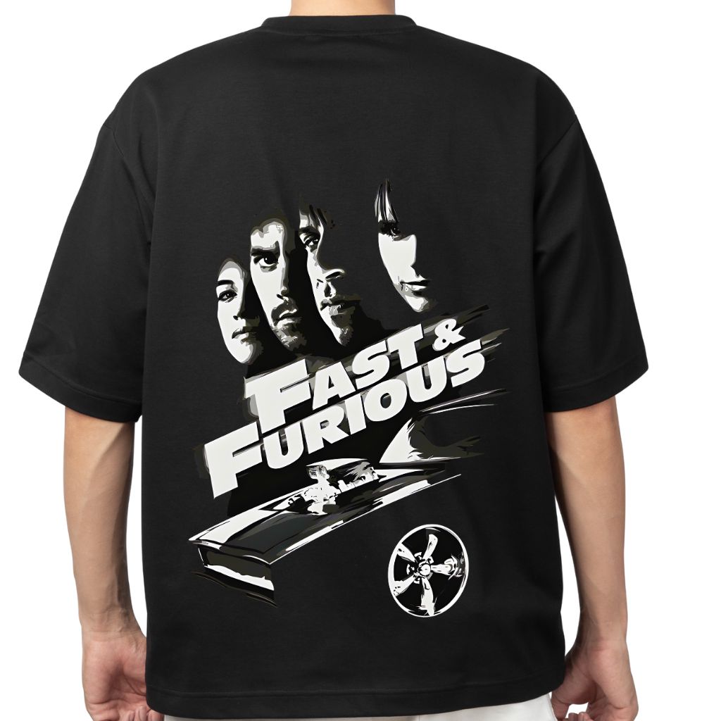 FAST AND FURIOUS (12) FAST AND FURIOUS OVERSIZED T SHIRT