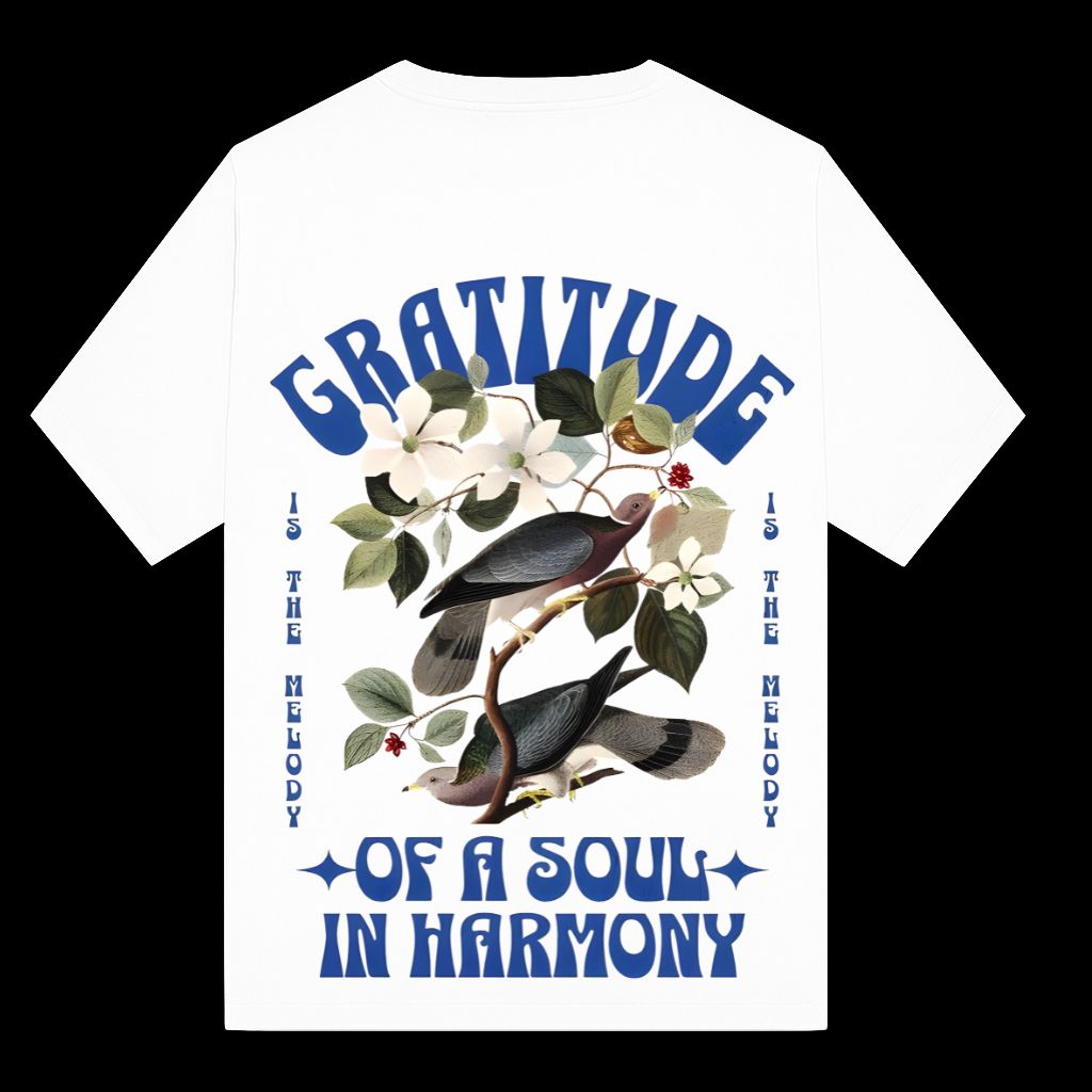 Gratitude of a soul in harmony (3) oversized t shirt of Gratitude of a soul in harmony