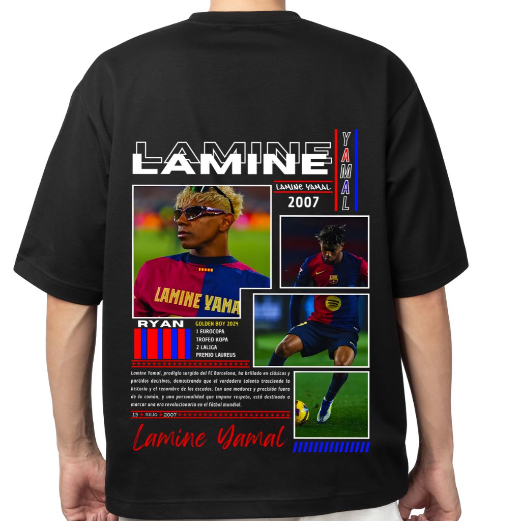 Lamine (3) Football – Lamine oversized t shirt