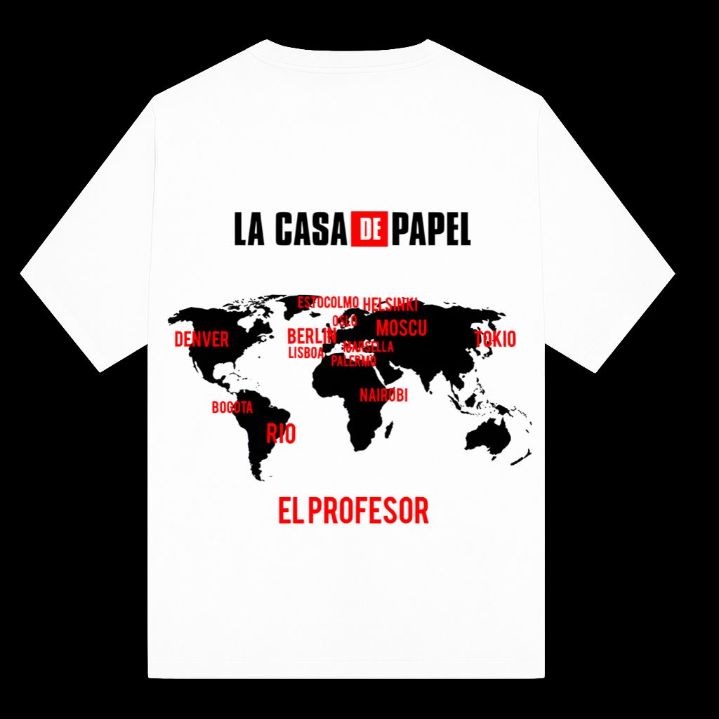 Money Heist (3) Web Series - Money Heist oversized t shirt