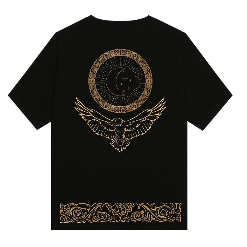 Moon and Eagle oversized t shirt