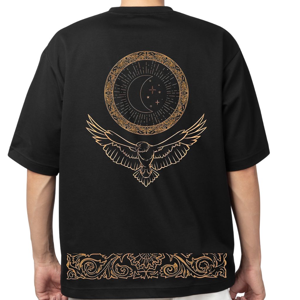 Moon and Eagle oversized t shirt