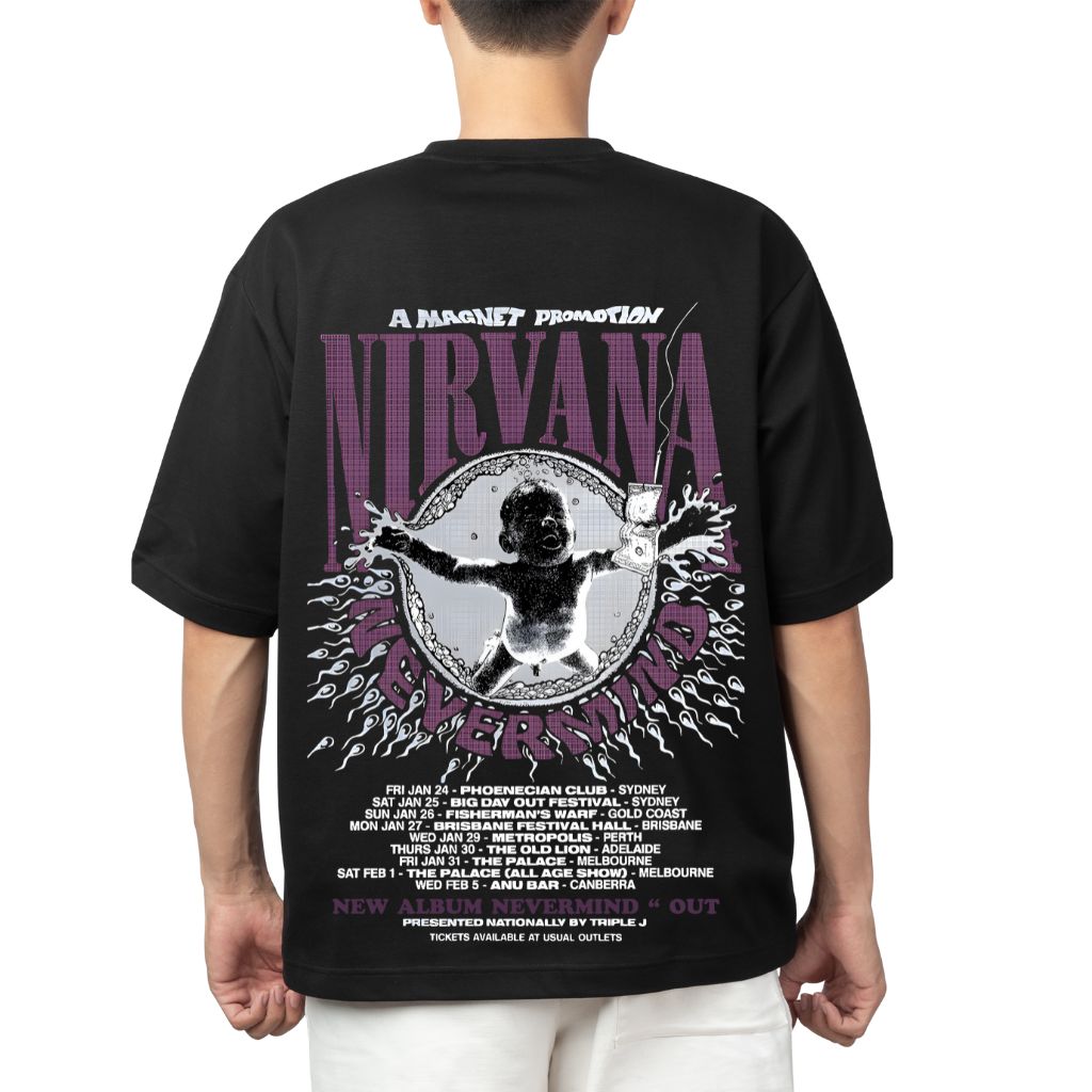 Nirvana Never Mind coustom t shirt