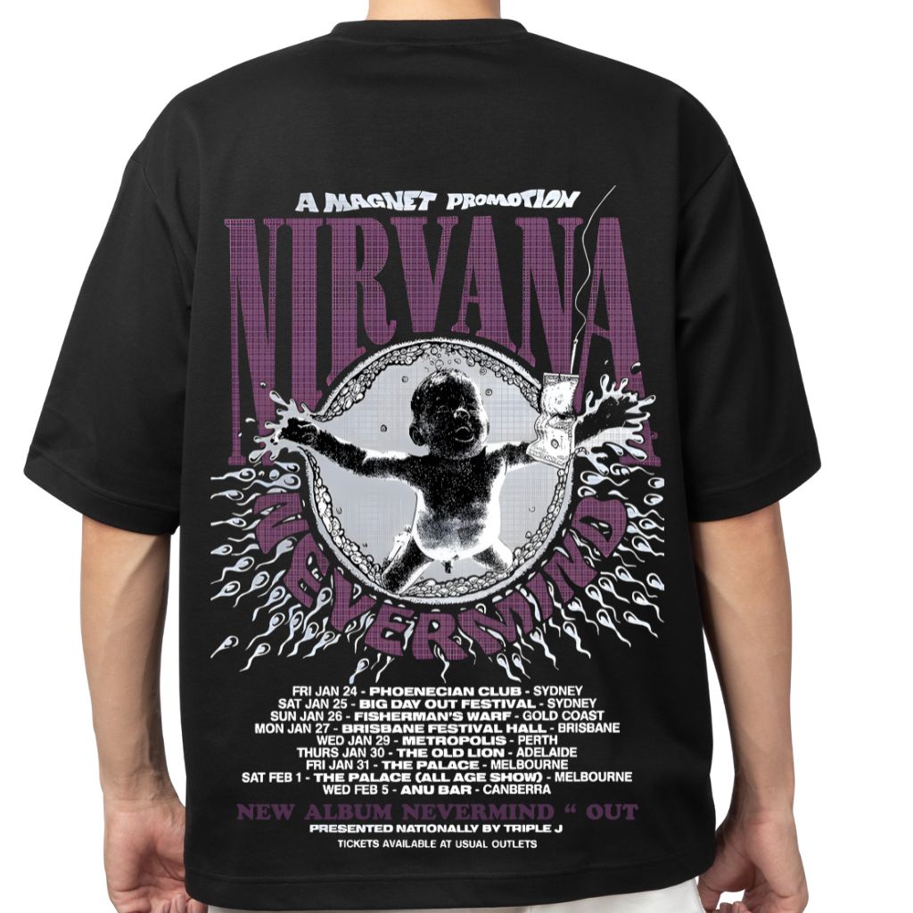 Nirvana Never Mind coustom t shirt