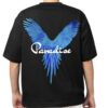 oversized printed t shirt of black limited