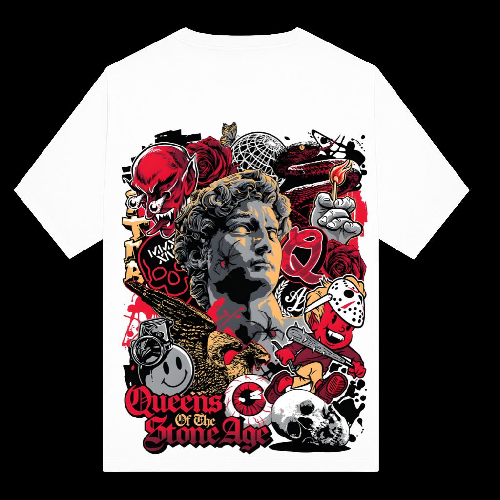 Queens of the stone age (3) Queens of the stone age oversized t shirt
