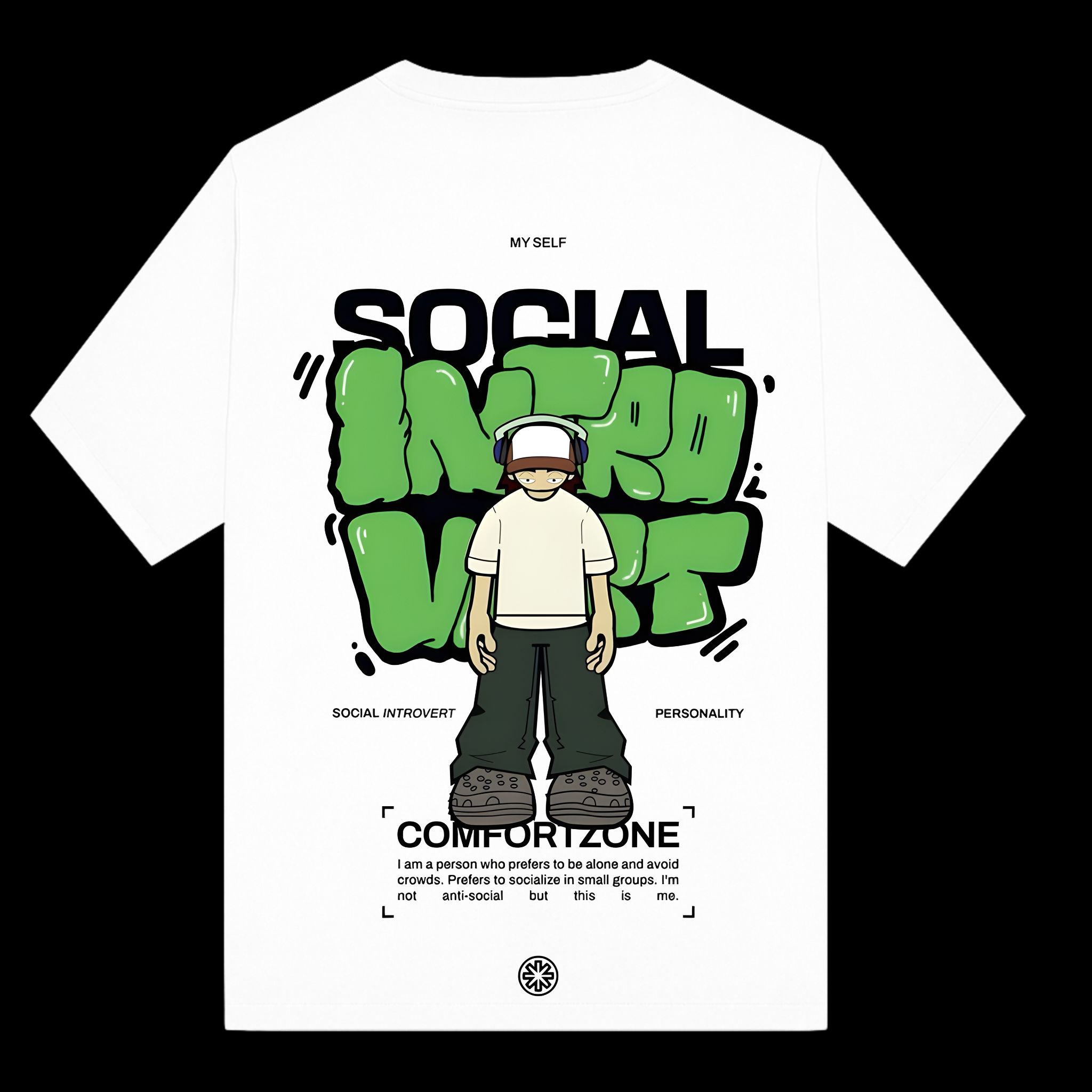 Social introvert (3) Social introvert oversized t shirt