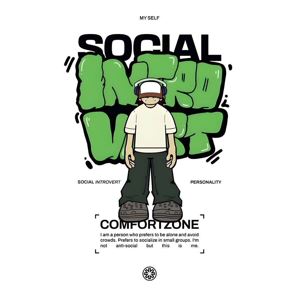 Social introvert Social introvert oversized t shirt