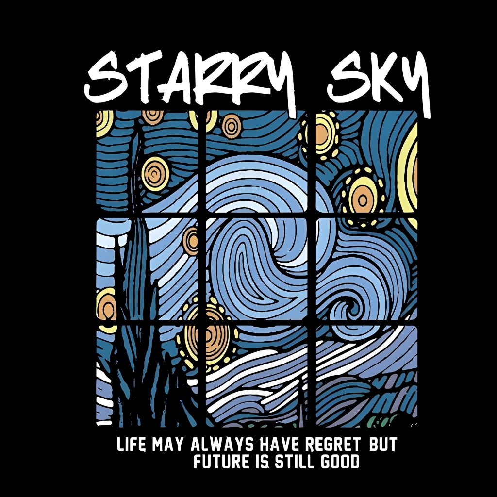 Starry Sky Starry Sky oversized t shirt