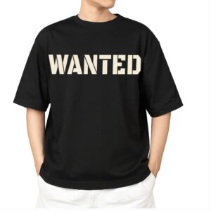Custom - Wanted oversized t shirt