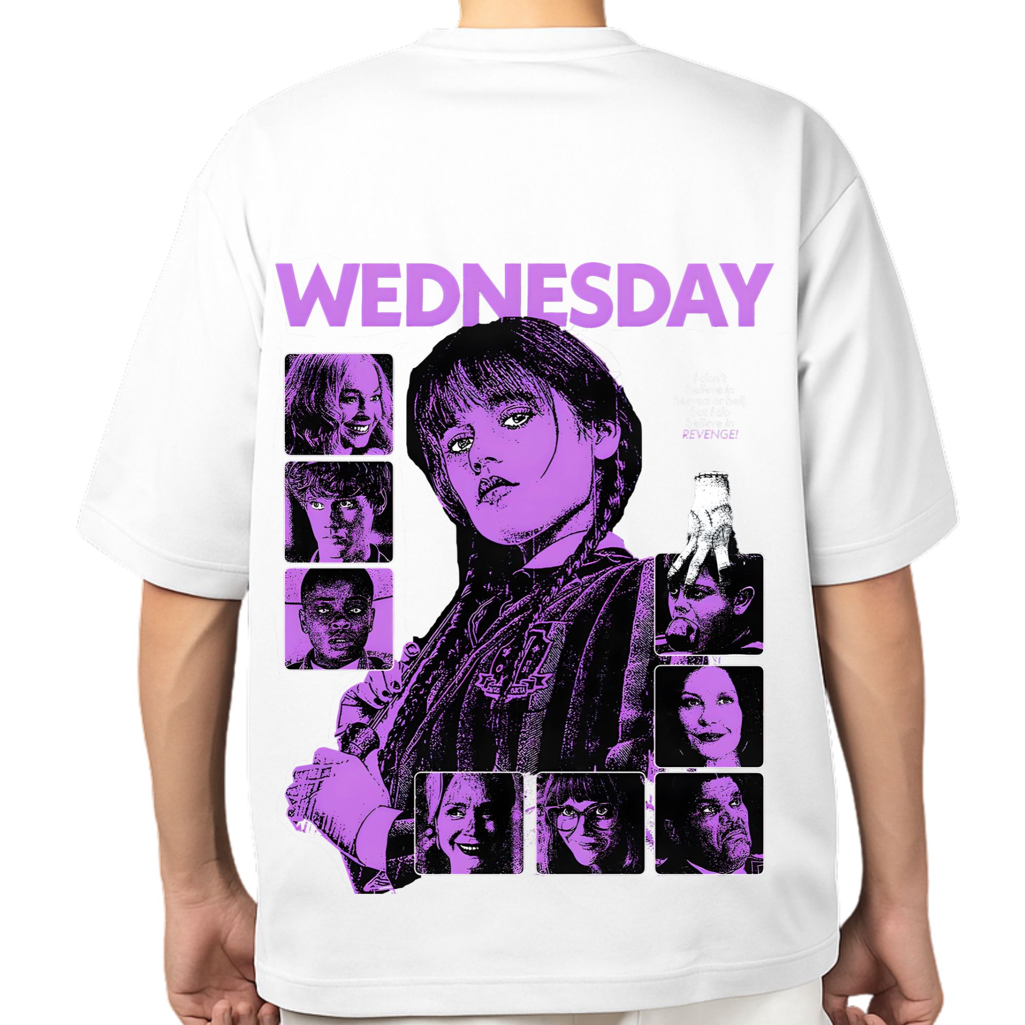 Wednesday (1) Web Series - Wednesday oversized t shirt