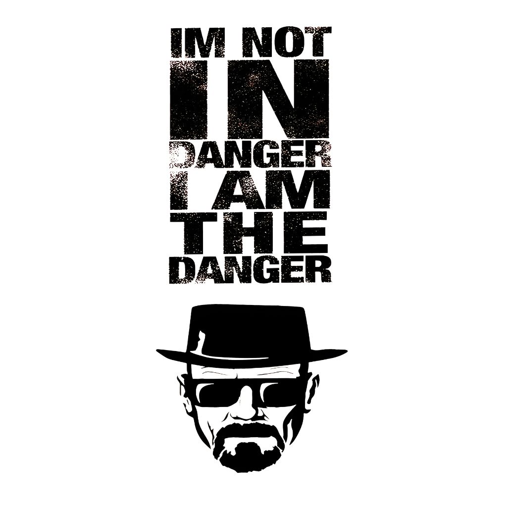 breaking bad (1) Breaking Bad - I am not danger oversized t shirt