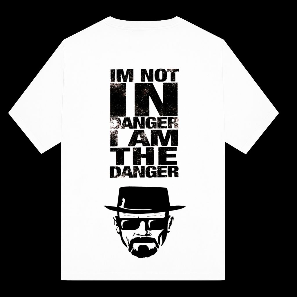 breaking bad (4) Breaking Bad - I am not danger oversized t shirt