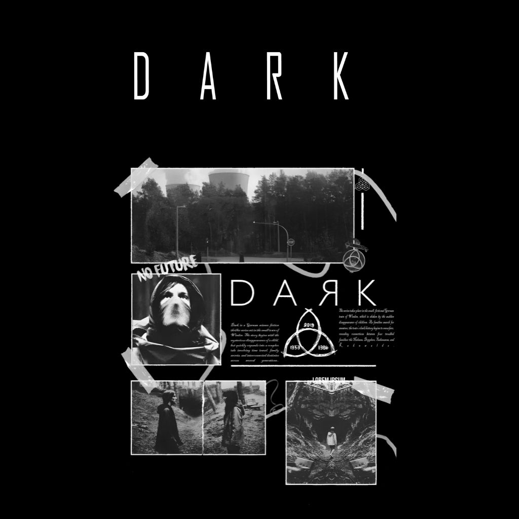 dark (1) dark over sized t shirt