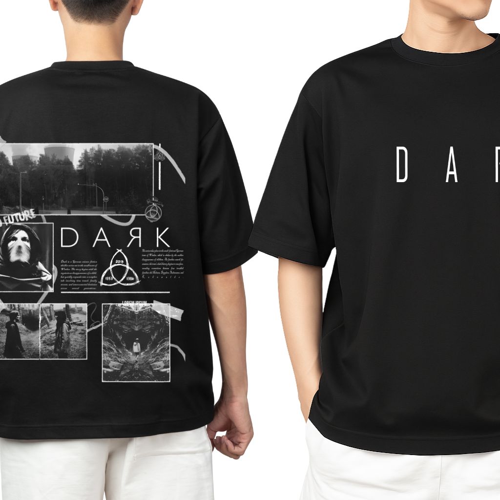 Oversized Custom T-Shirt – Web Series - Dark