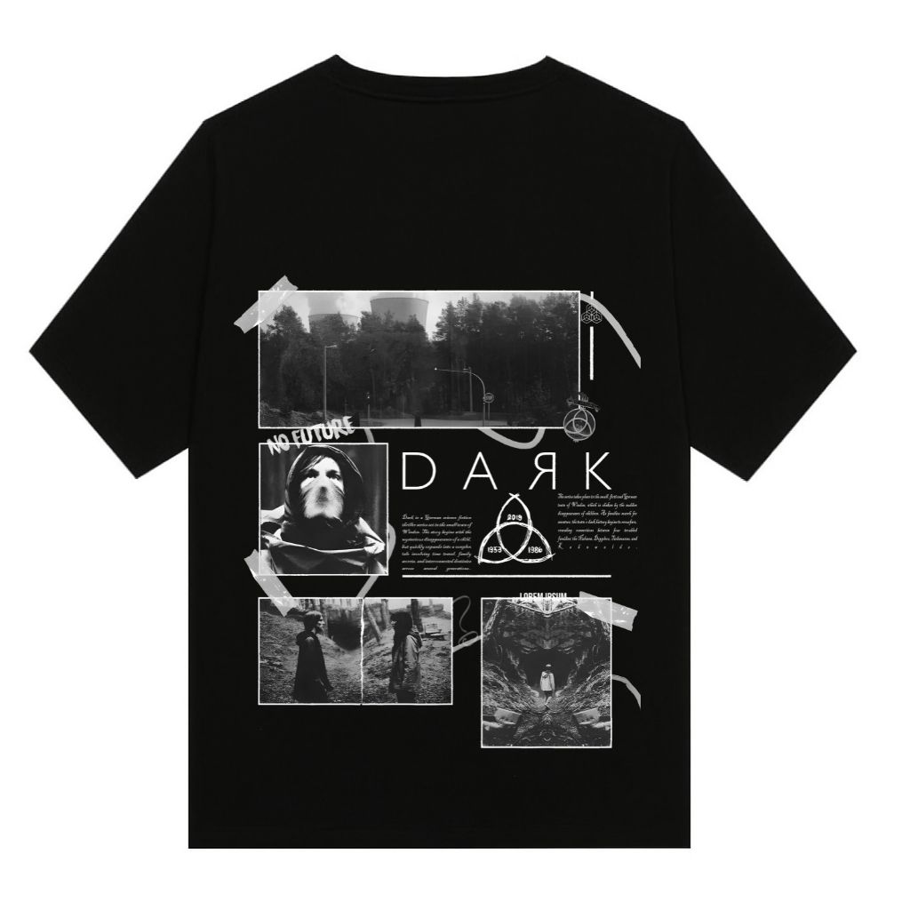 dark (2) dark over sized t shirt