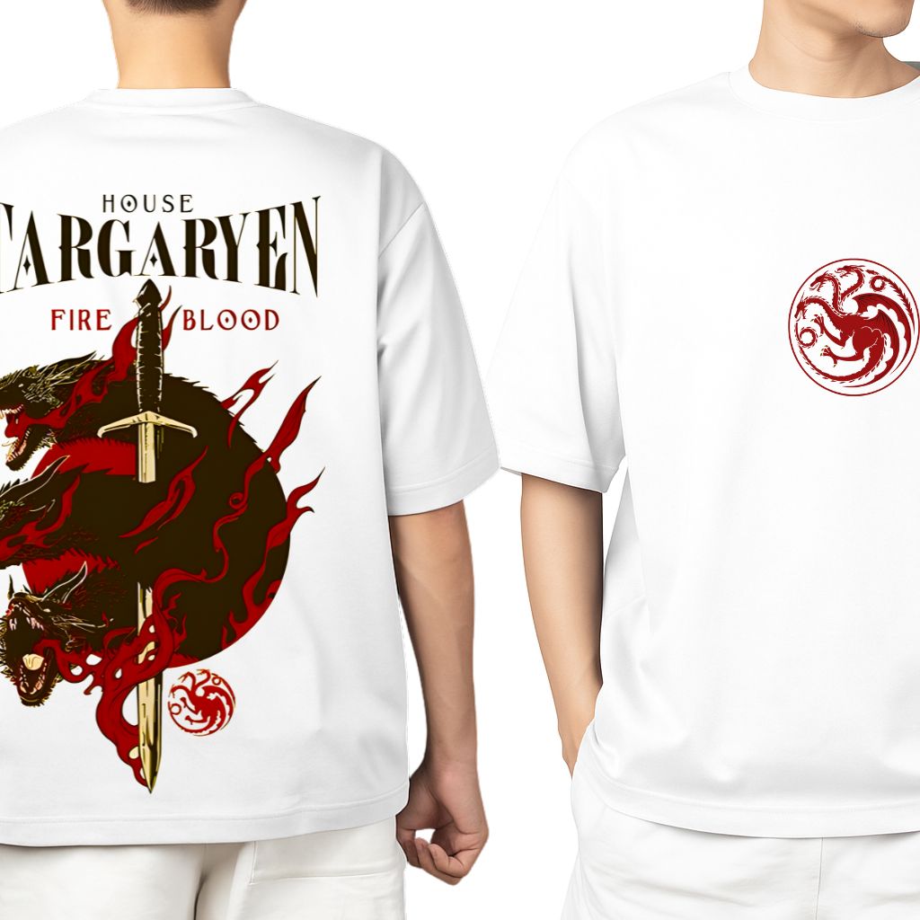 Oversized Custom T-Shirt – Web Series - House of the Dragons