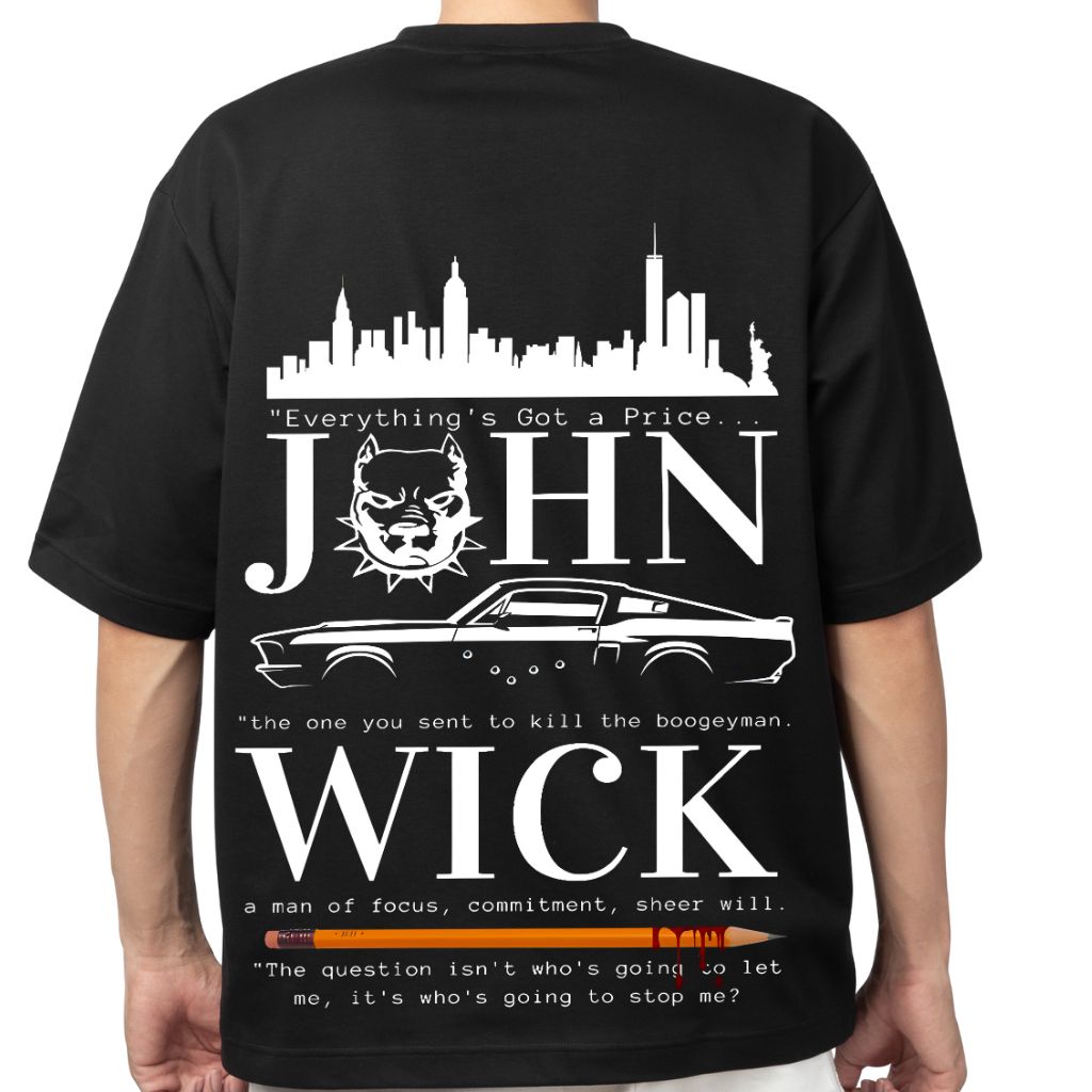 jhon wick (8) Web Series - Jhon Wick - 2 oversized t shirt