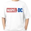 dc and marvel oversized t shirt