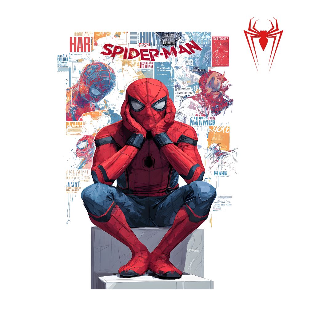 spiderman (4) oversized printed t shirt of marvel spiderman