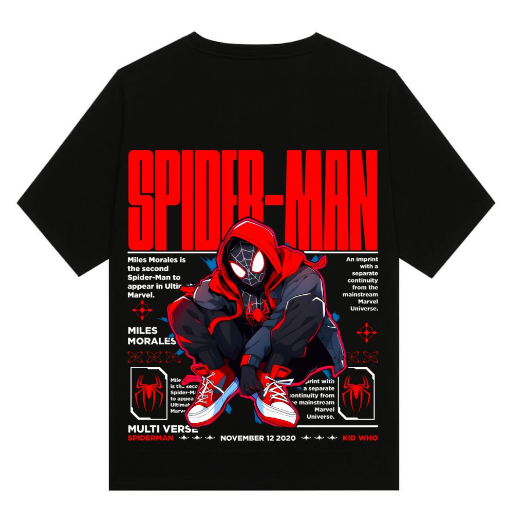 spiderman (5) spiderman oversized t shirt