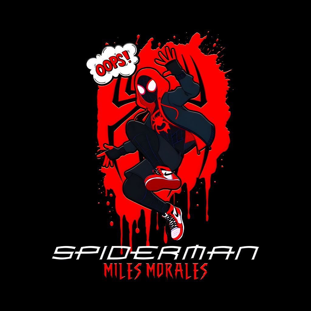 spiderman (8) spiderman over sized t shirt