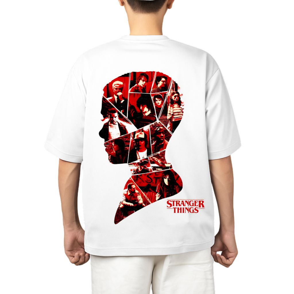 stranger things oversized t shirt