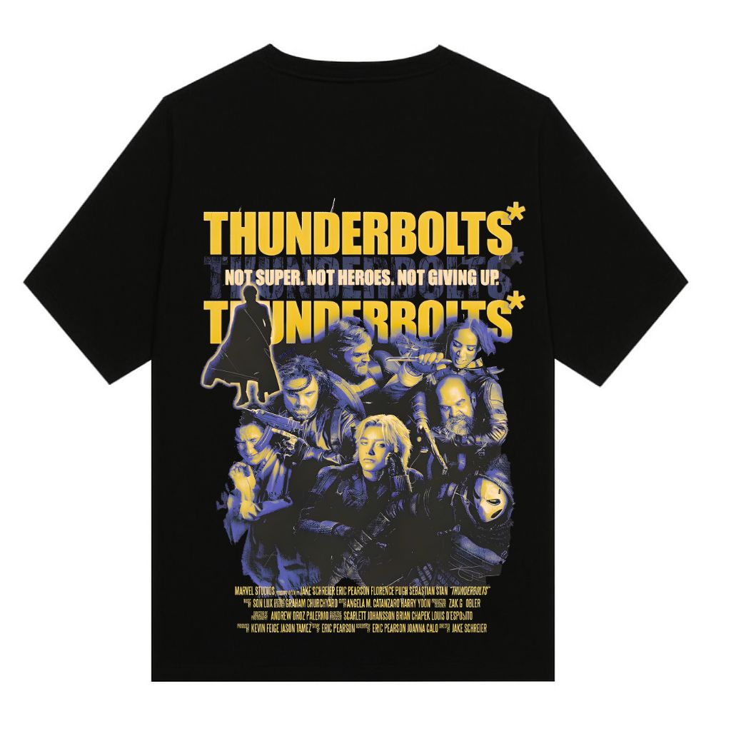 DC – Thunderbolt oversized t shirt