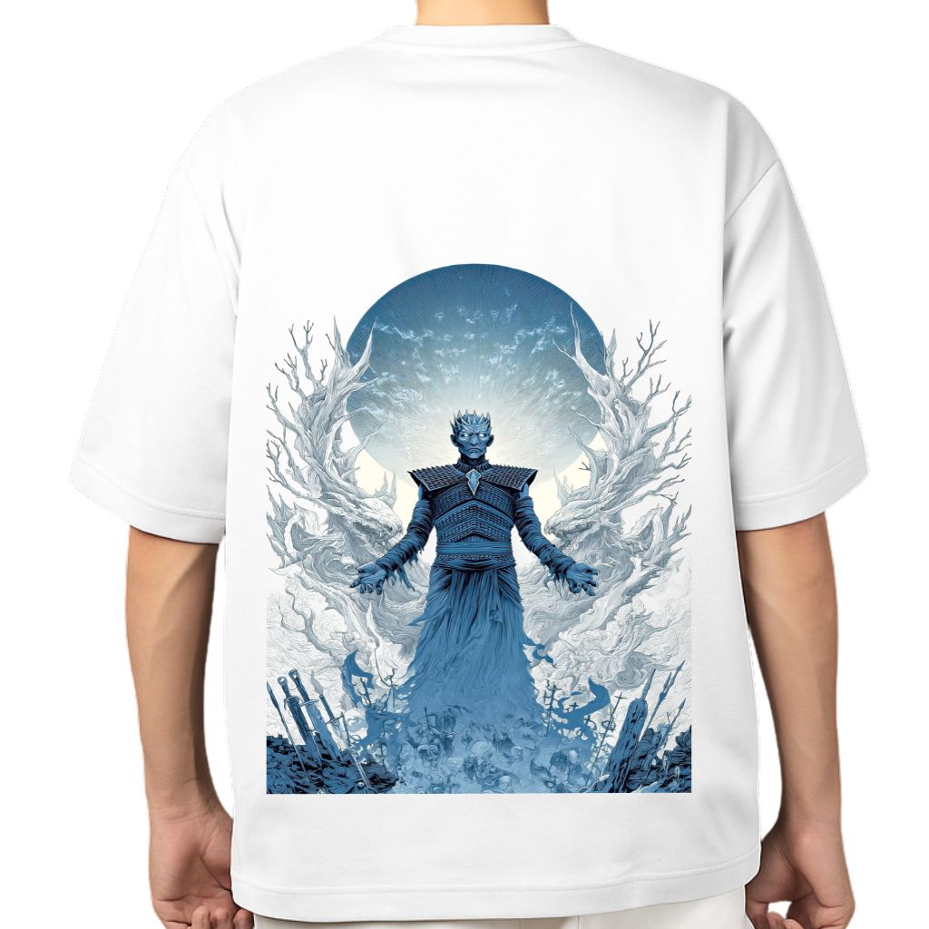 white walker (1) White Walker over sized t shirt