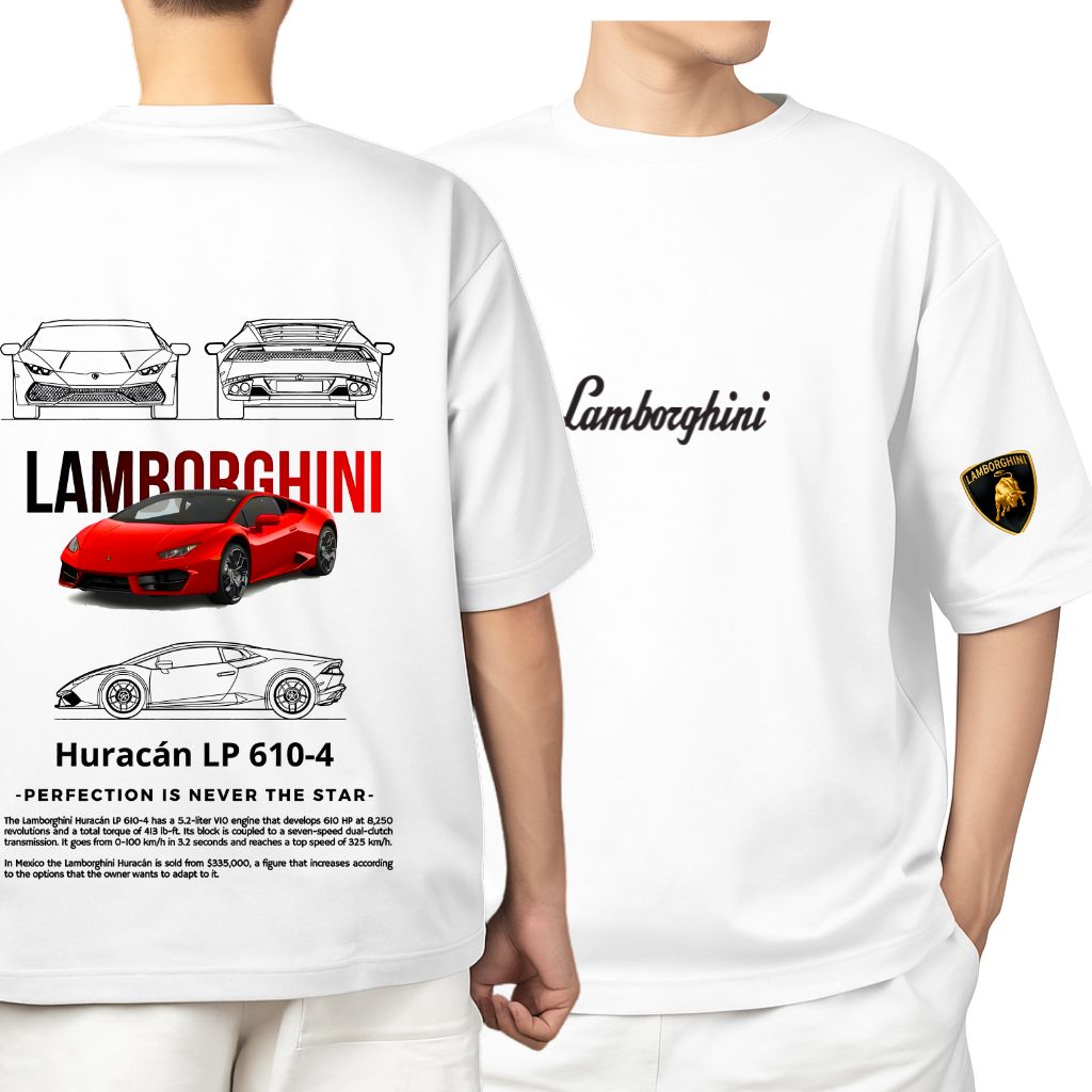 Oversized Custom T-Shirt – Automobile – Car – Lamborghini