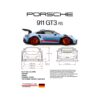 oversized t shirt of porsche 911