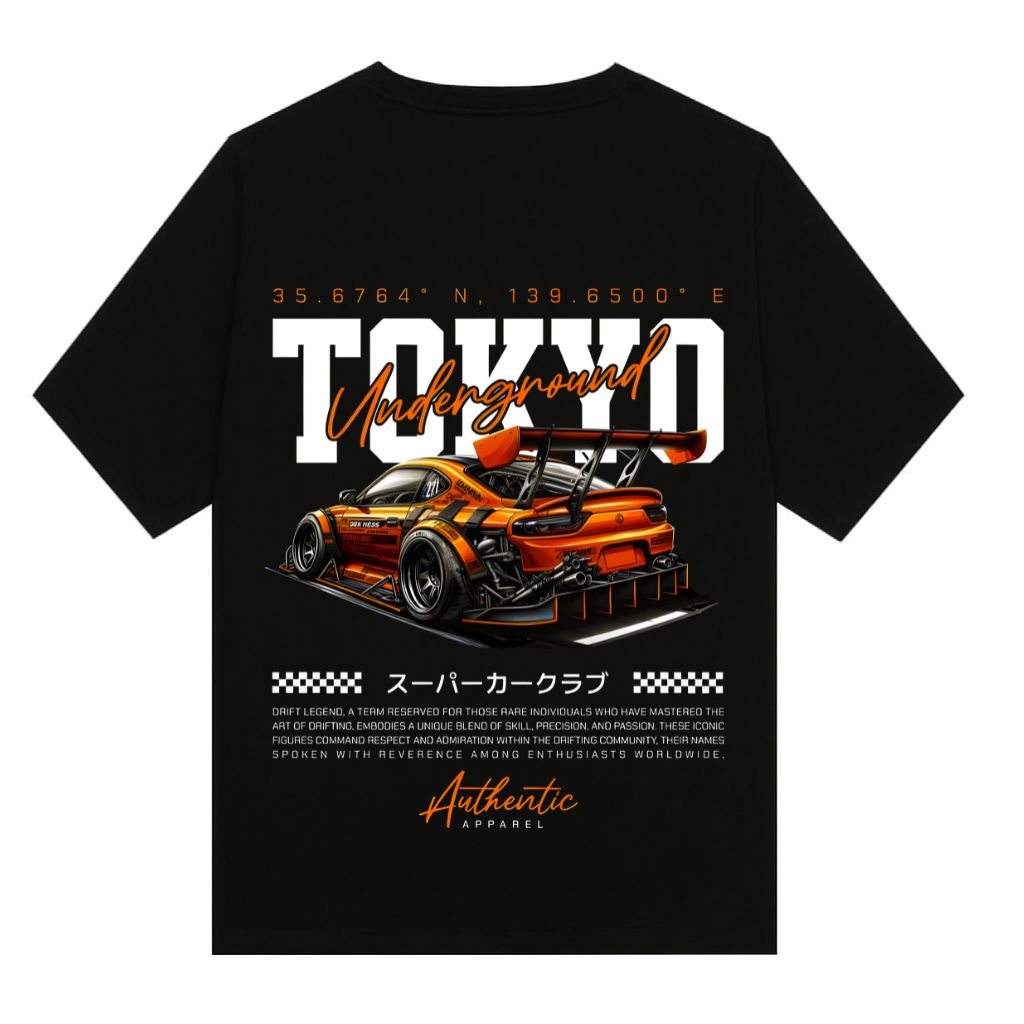 Tokyo underground (1) Automobile – Car – Tokyo underground oversized t shirt